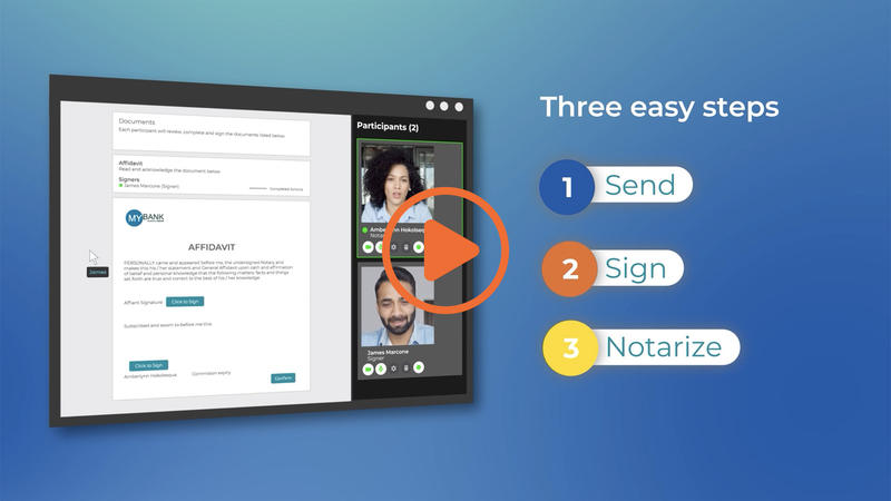 OneSpan Notary - 3 easy steps